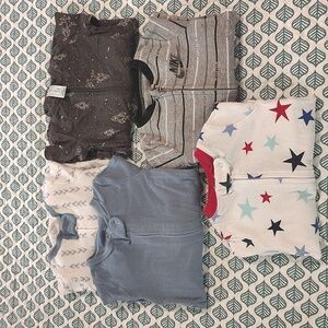 Bundle of 5 Sleepers Footies Cloud Island Gerber Nike Celebrate 0-3 Months